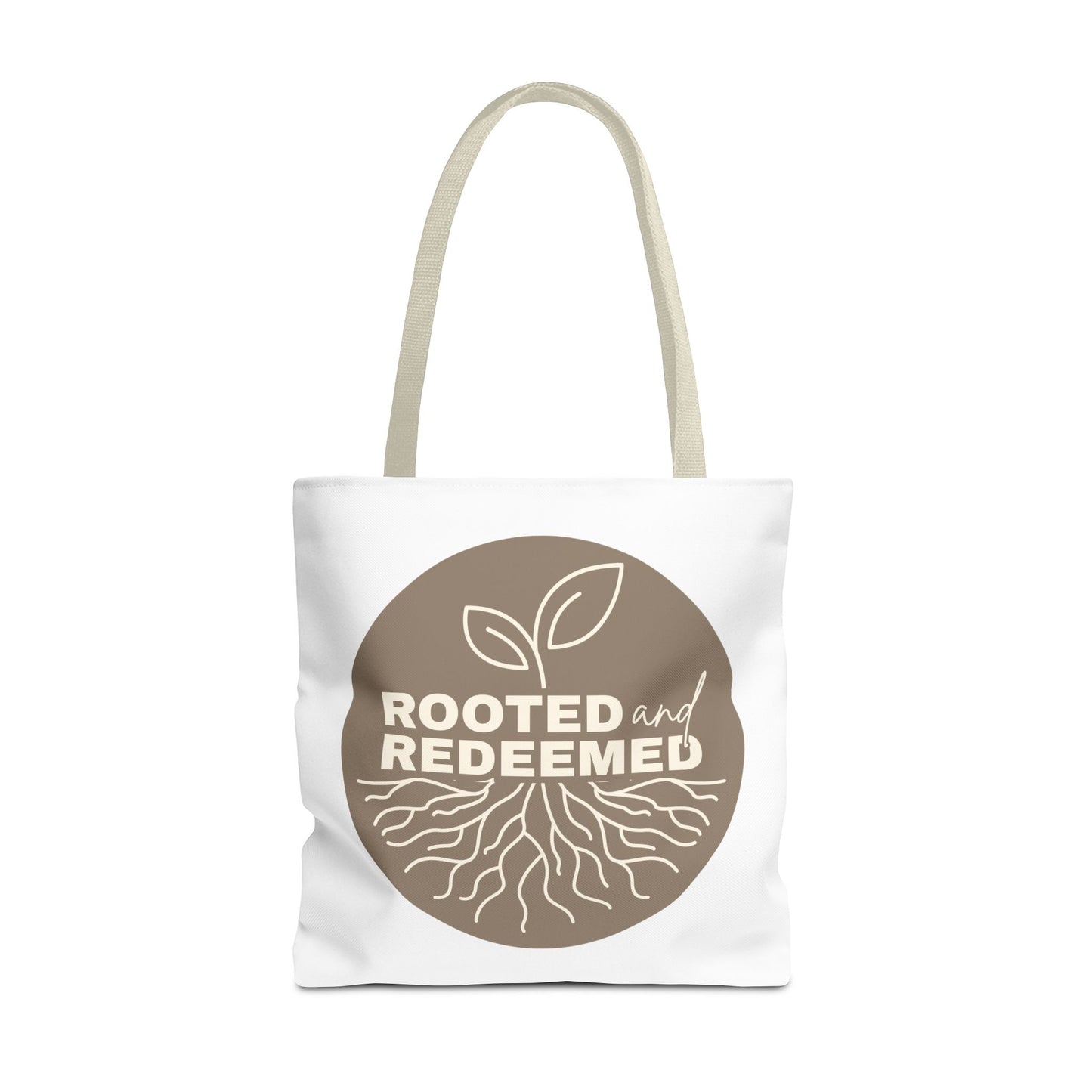Rooted and Redeemed Tote – Faith You Can Carry