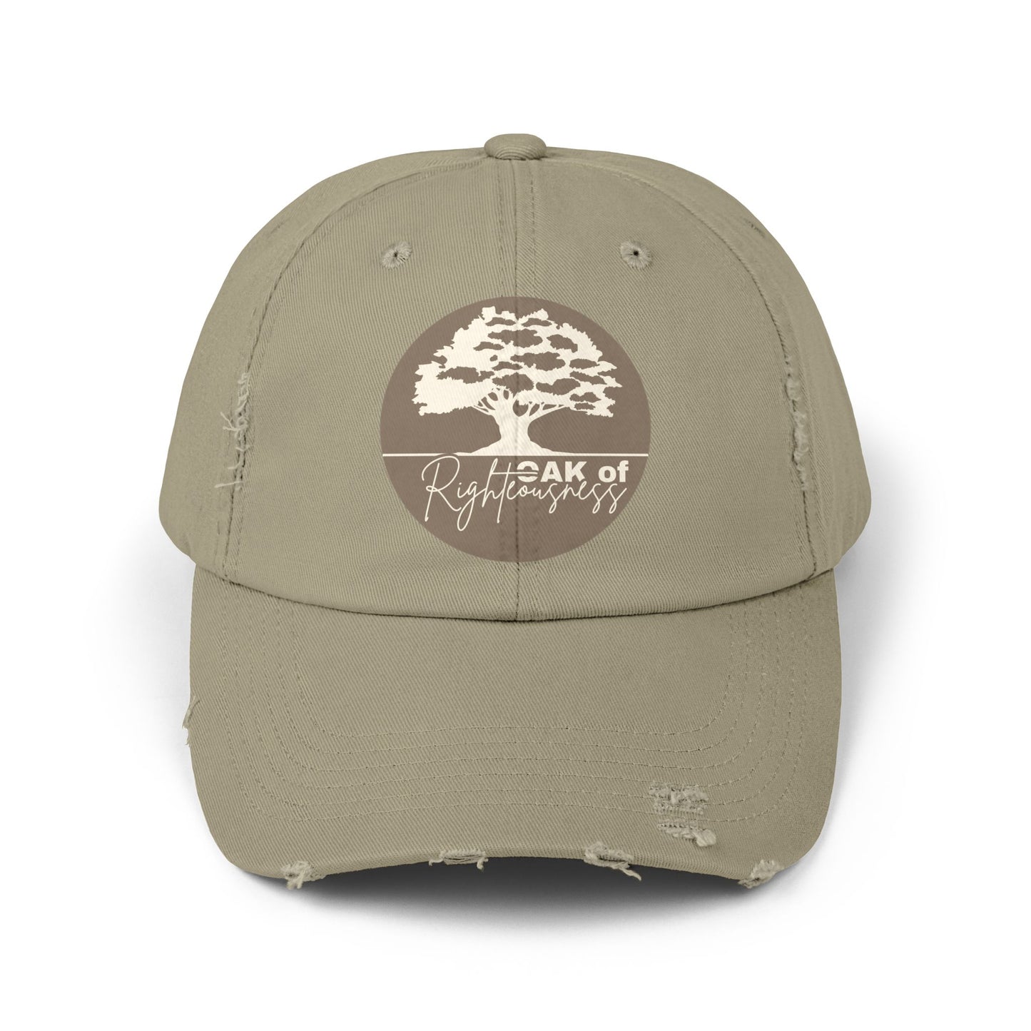 Oak of Righteousness Distressed Cap – Isaiah 61:3 Inspired