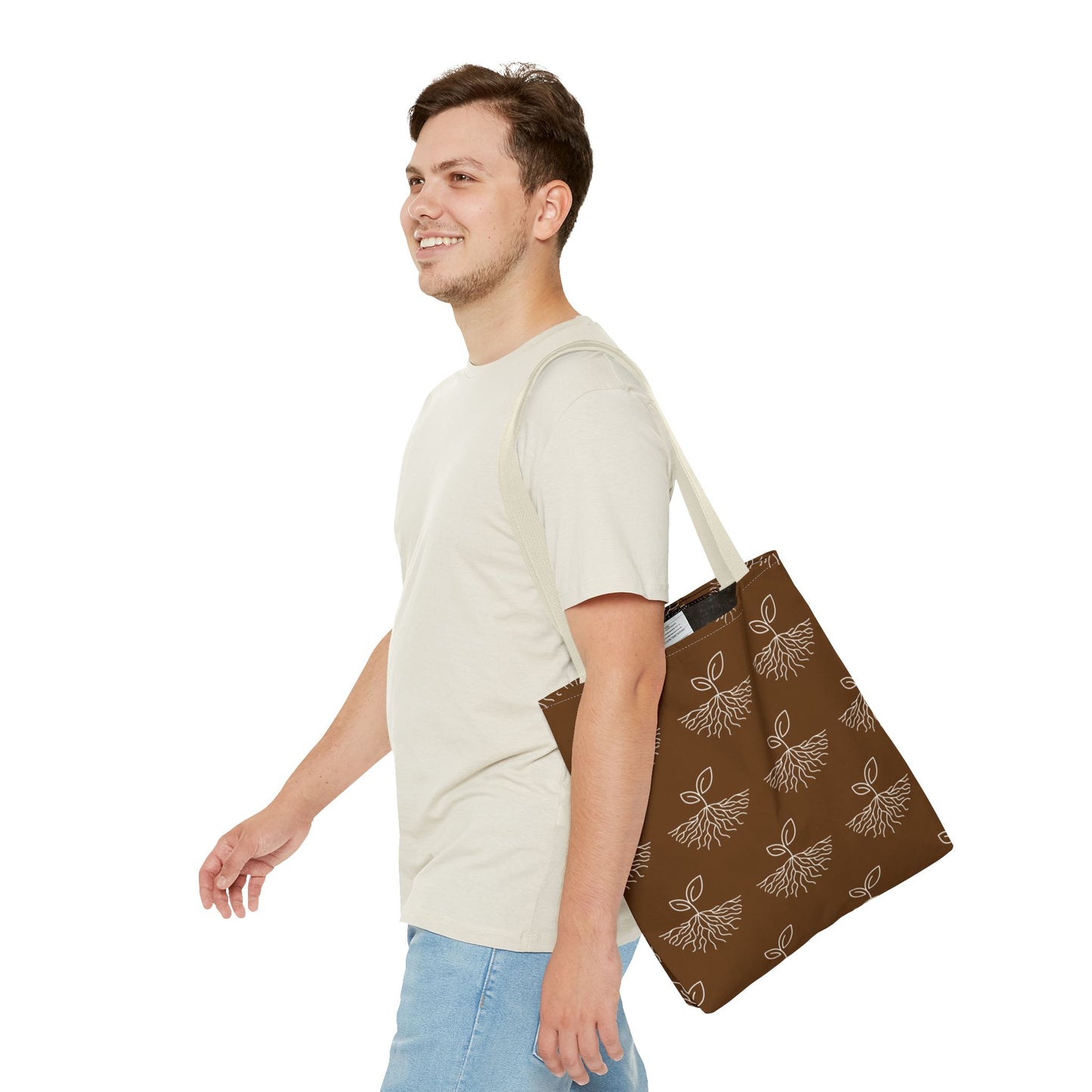 Rooted & Redeemed Pattern Tote – Earth Collection