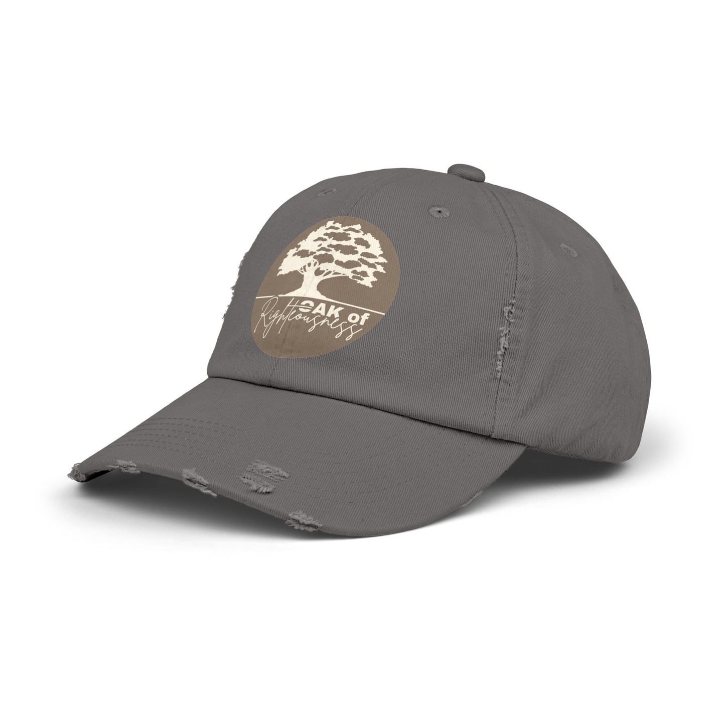 Oak of Righteousness Distressed Cap – Isaiah 61:3 Inspired