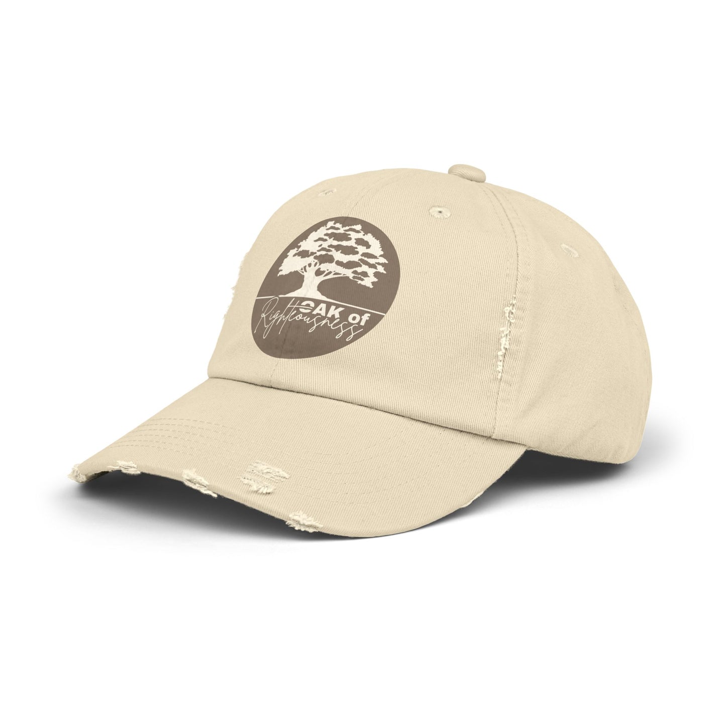 Oak of Righteousness Distressed Cap – Isaiah 61:3 Inspired