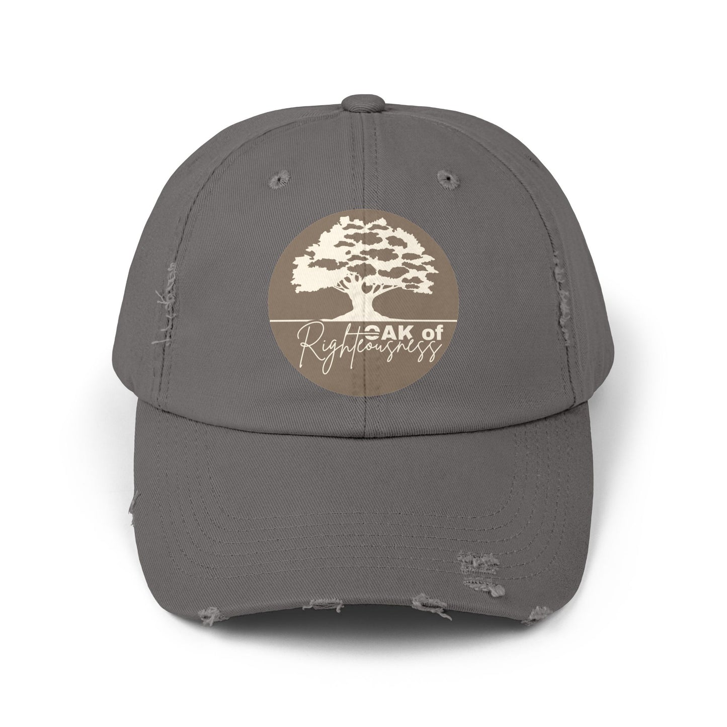 Oak of Righteousness Distressed Cap – Isaiah 61:3 Inspired