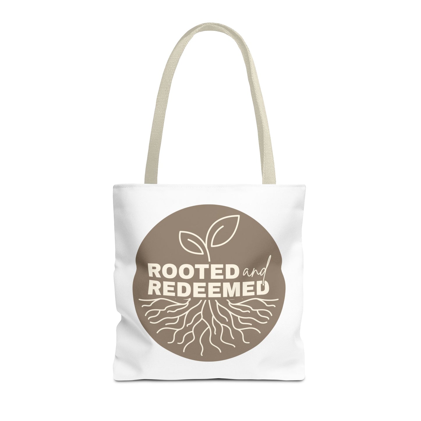 Rooted and Redeemed Tote – Faith You Can Carry