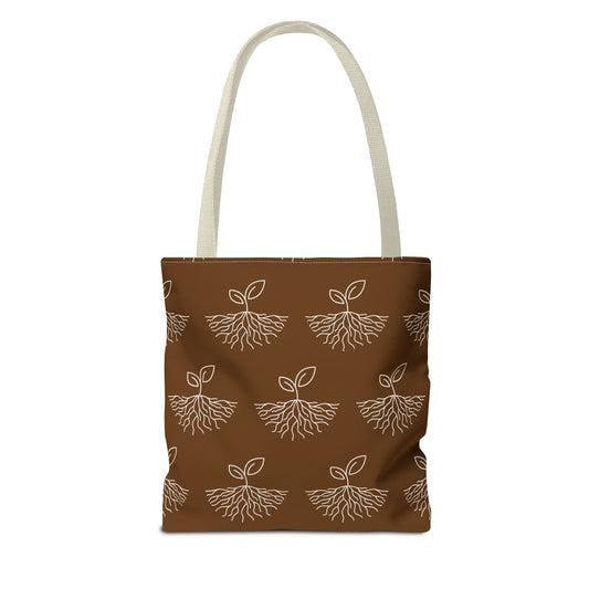 Rooted & Redeemed Pattern Tote – Earth Collection