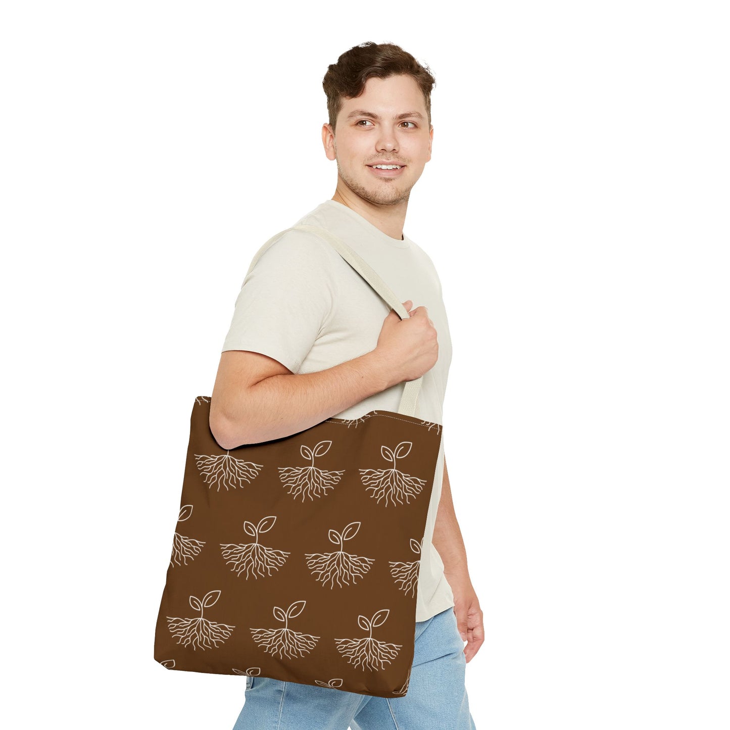 Rooted & Redeemed Pattern Tote – Earth Collection