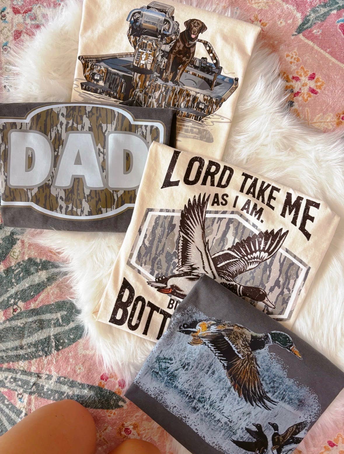 Lord Take Me As I Am Bury Me In Bottomland Tee (Back Design)