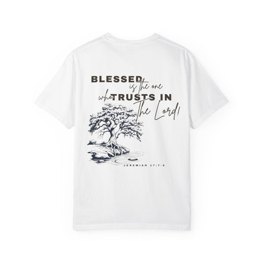 "Blessed is the One" Scripture Tee – Jeremiah 17:7–8