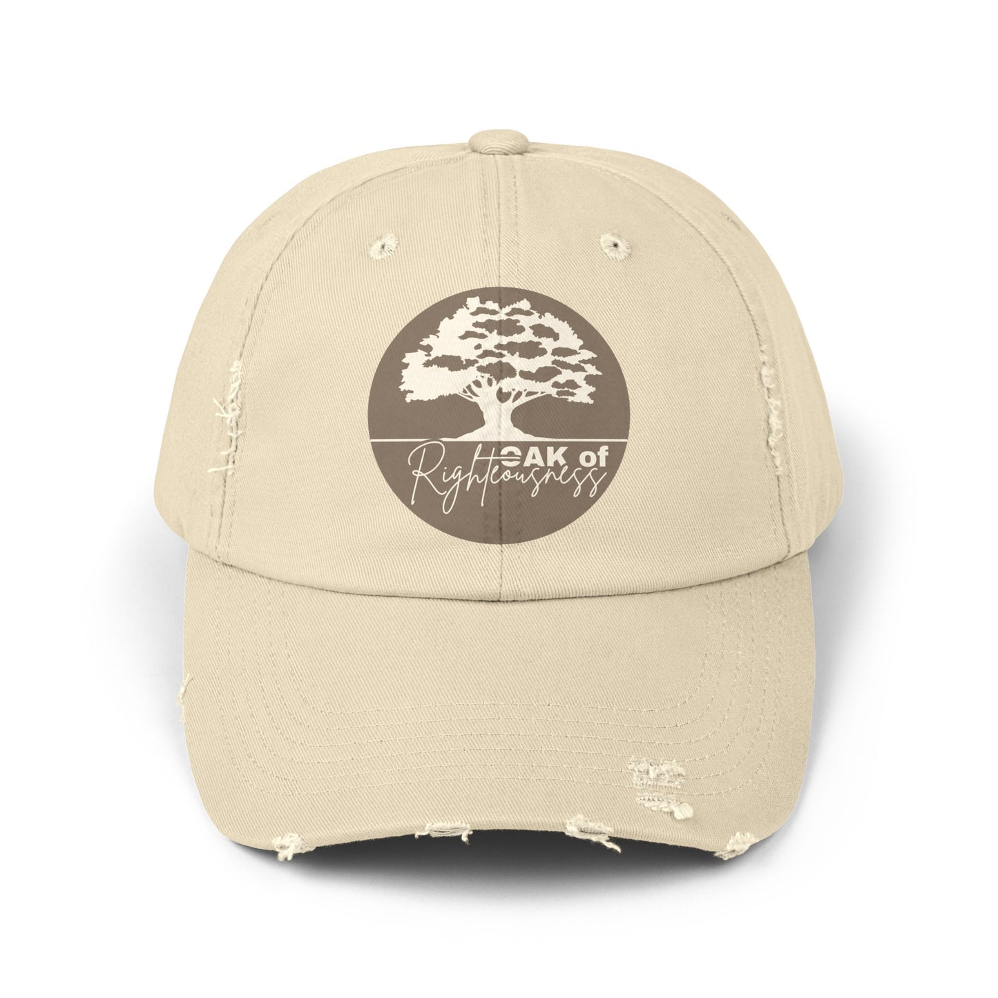 Oak of Righteousness Distressed Cap – Isaiah 61:3 Inspired