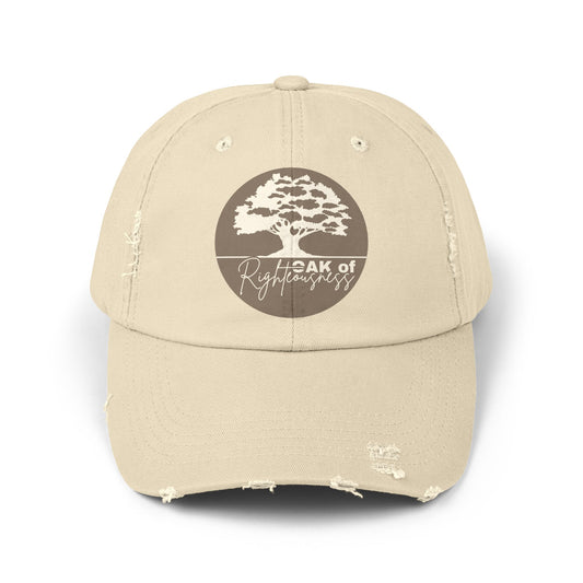 Oak of Righteousness Distressed Cap – Isaiah 61:3 Inspired