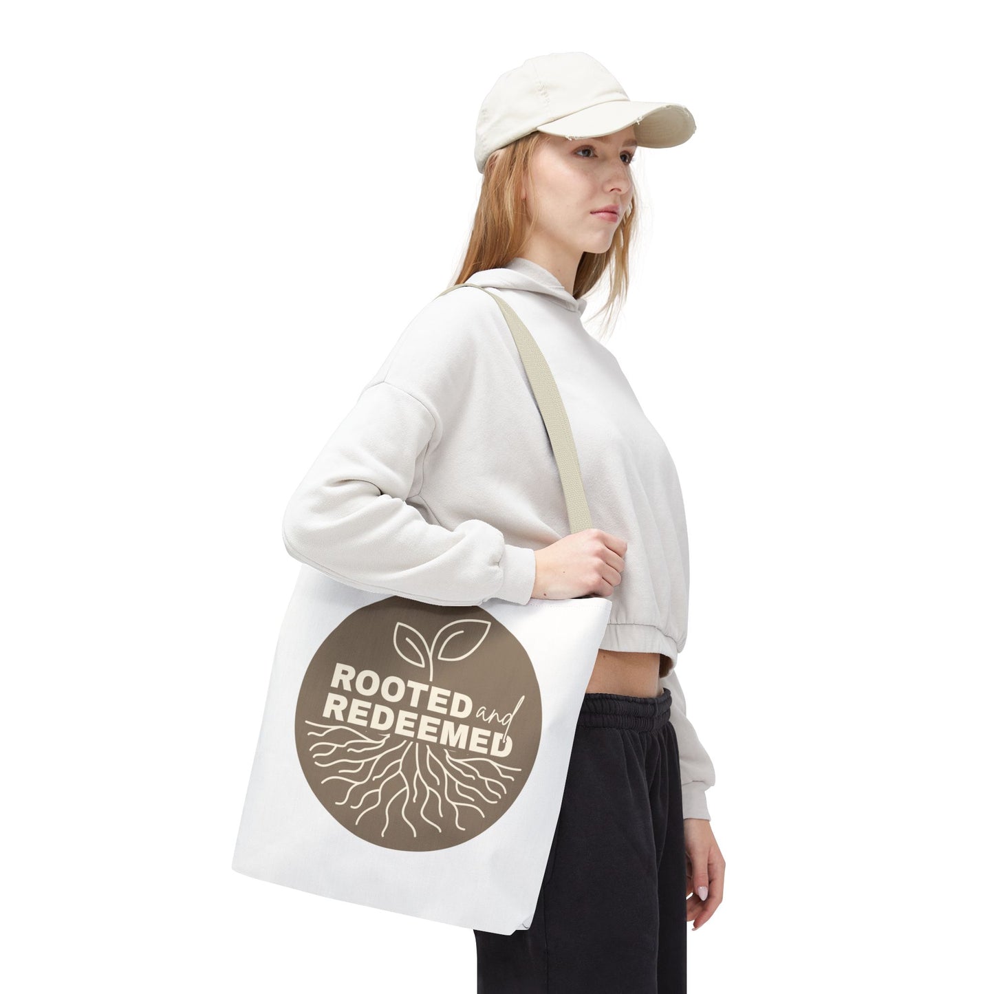 Rooted and Redeemed Tote – Faith You Can Carry