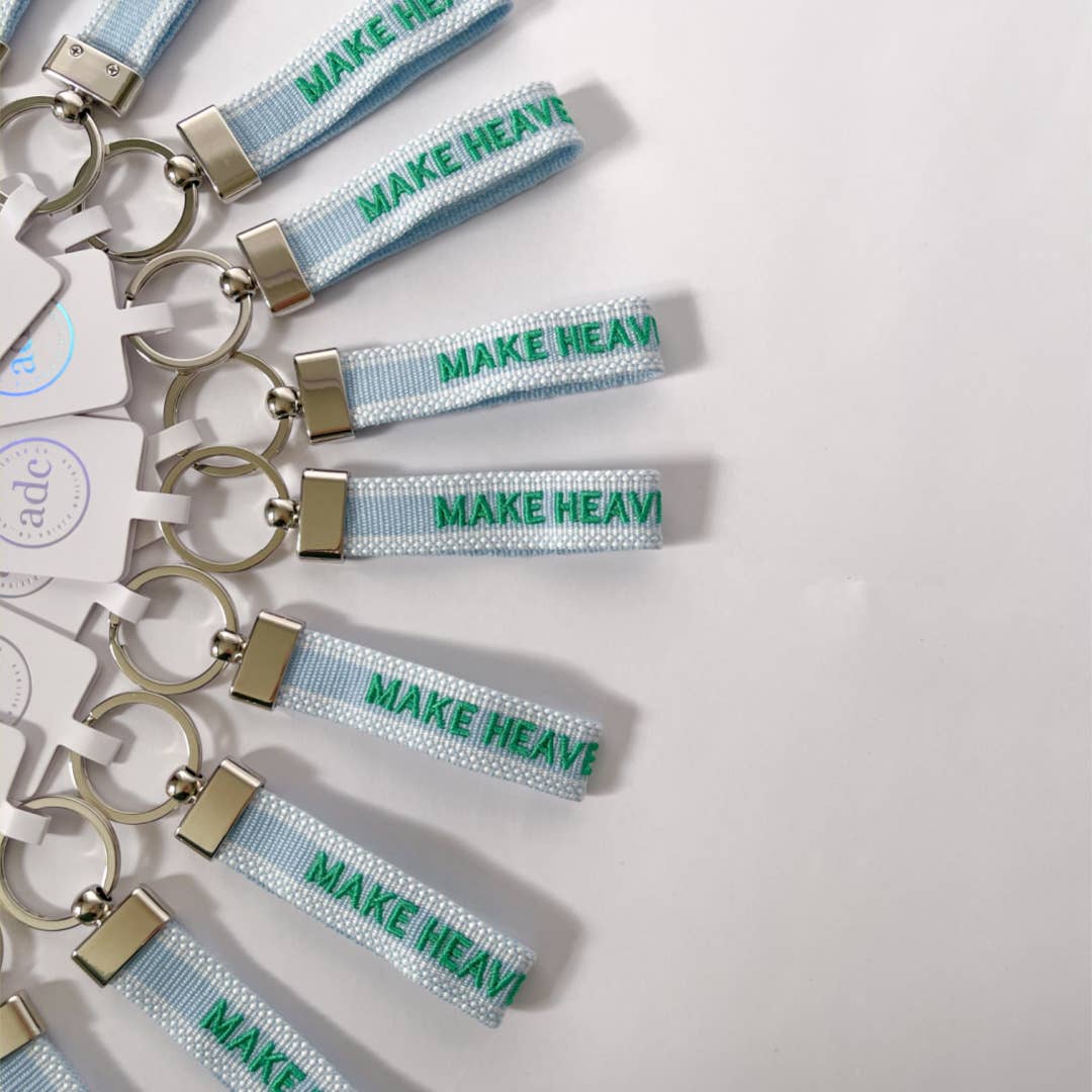 MAKE HEAVEN CROWDED Keychain