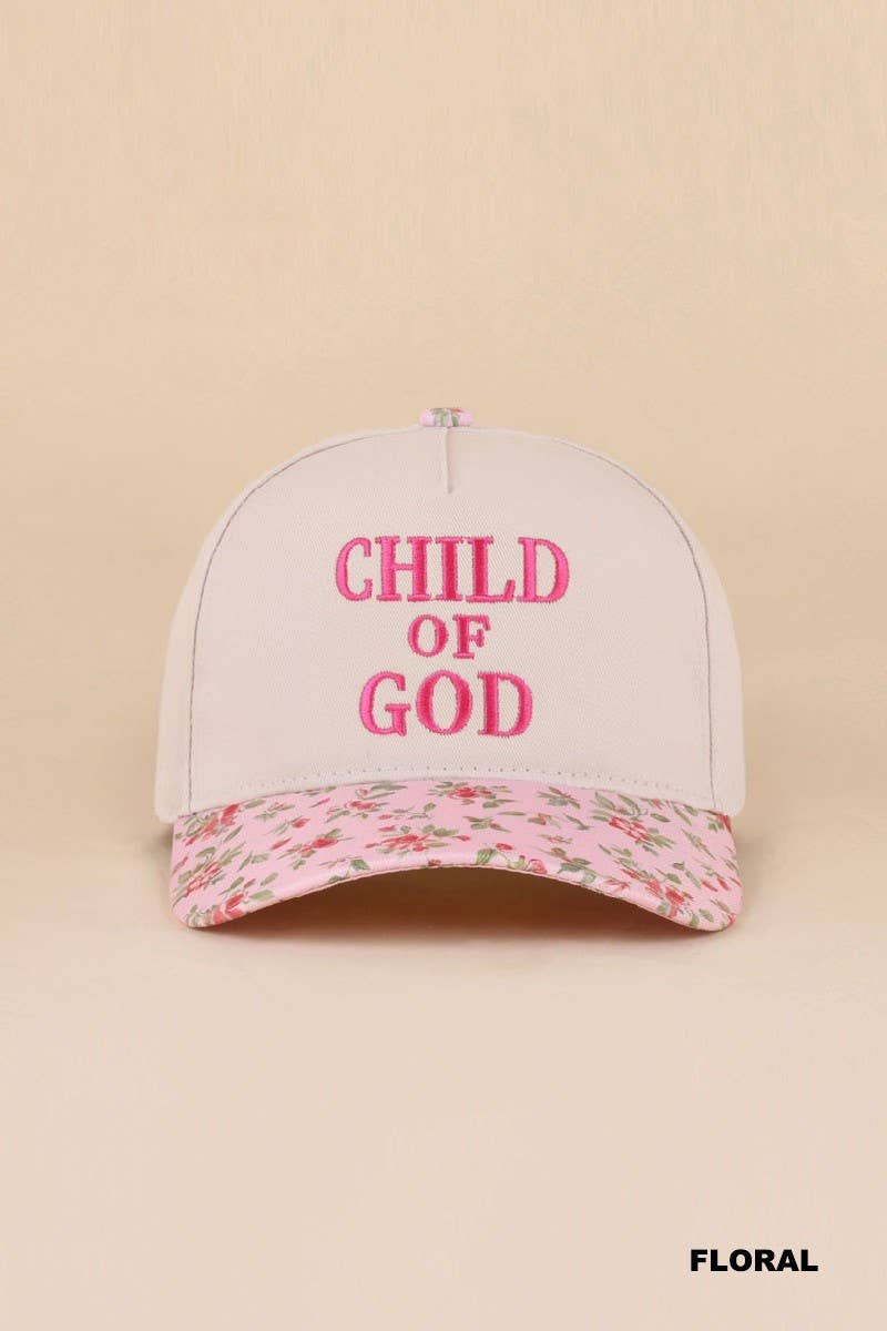 Child Of God Two Tone Cotton Hat