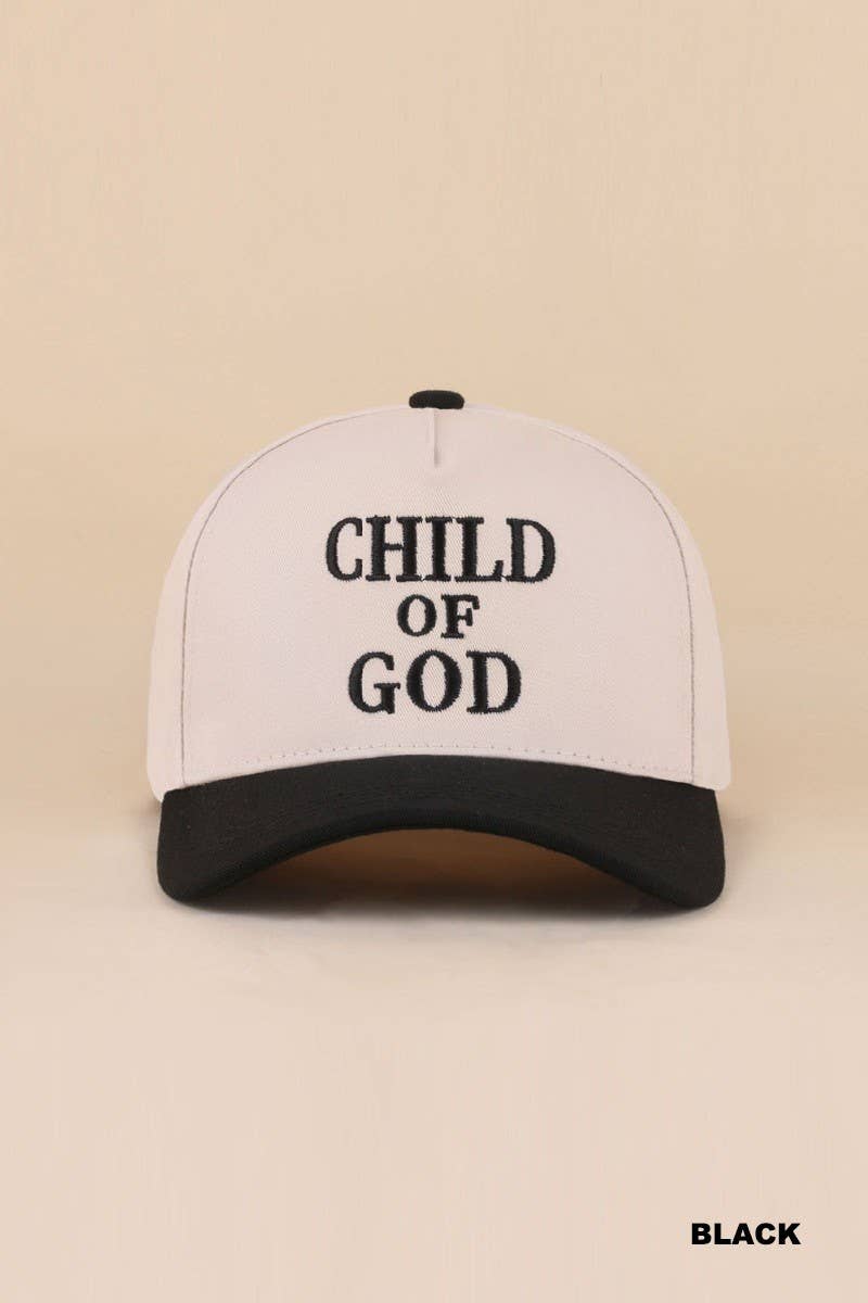 Child Of God Two Tone Cotton Hat