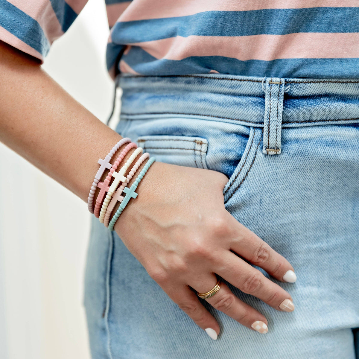 Cross Silicone Bracelets