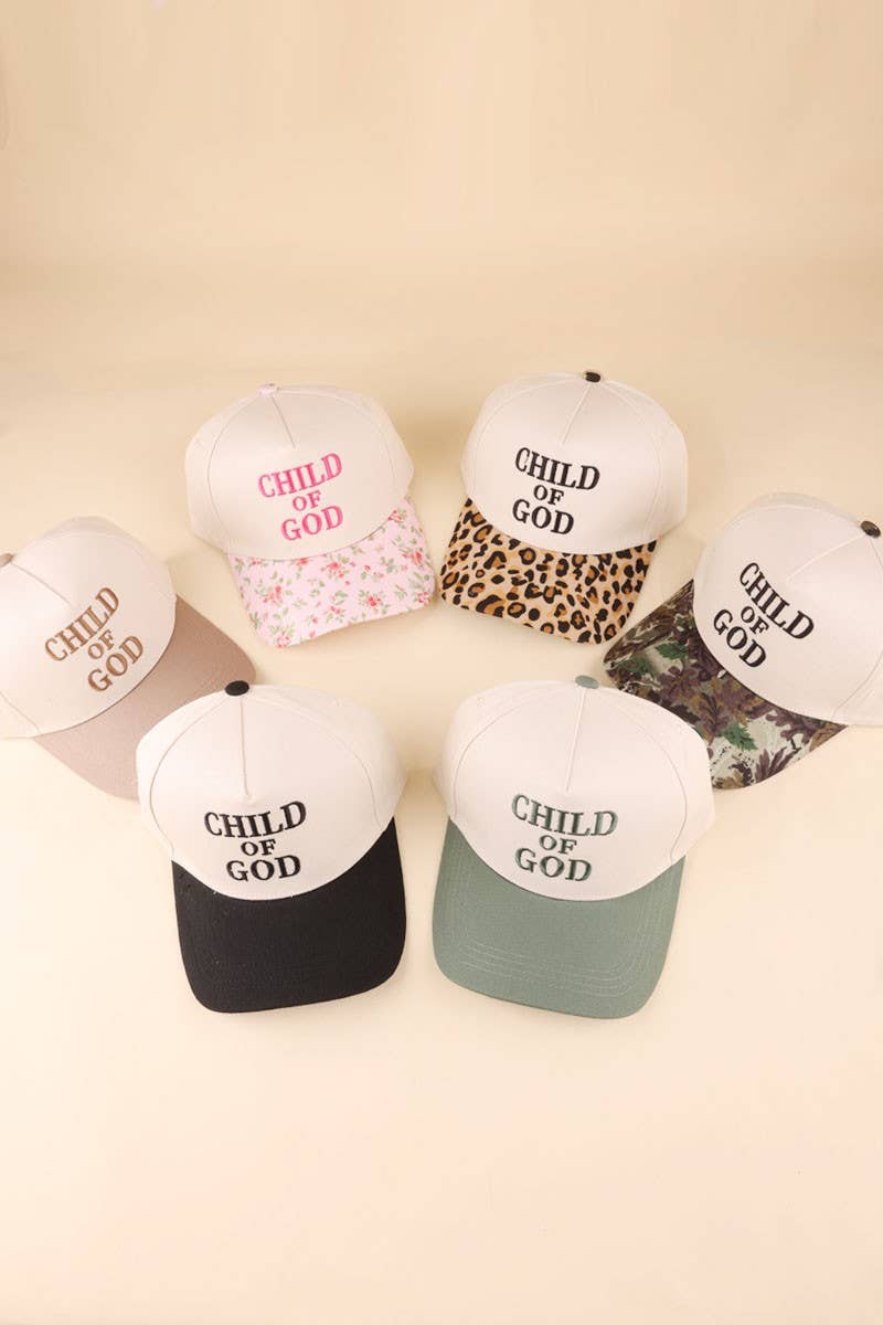 Child Of God Two Tone Cotton Hat