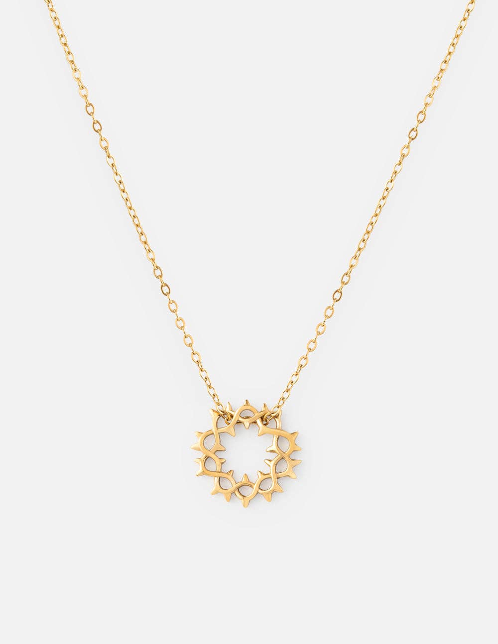Crown of Thorns Link Necklace