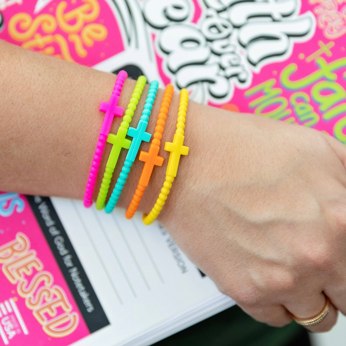 Cross Silicone Bracelets