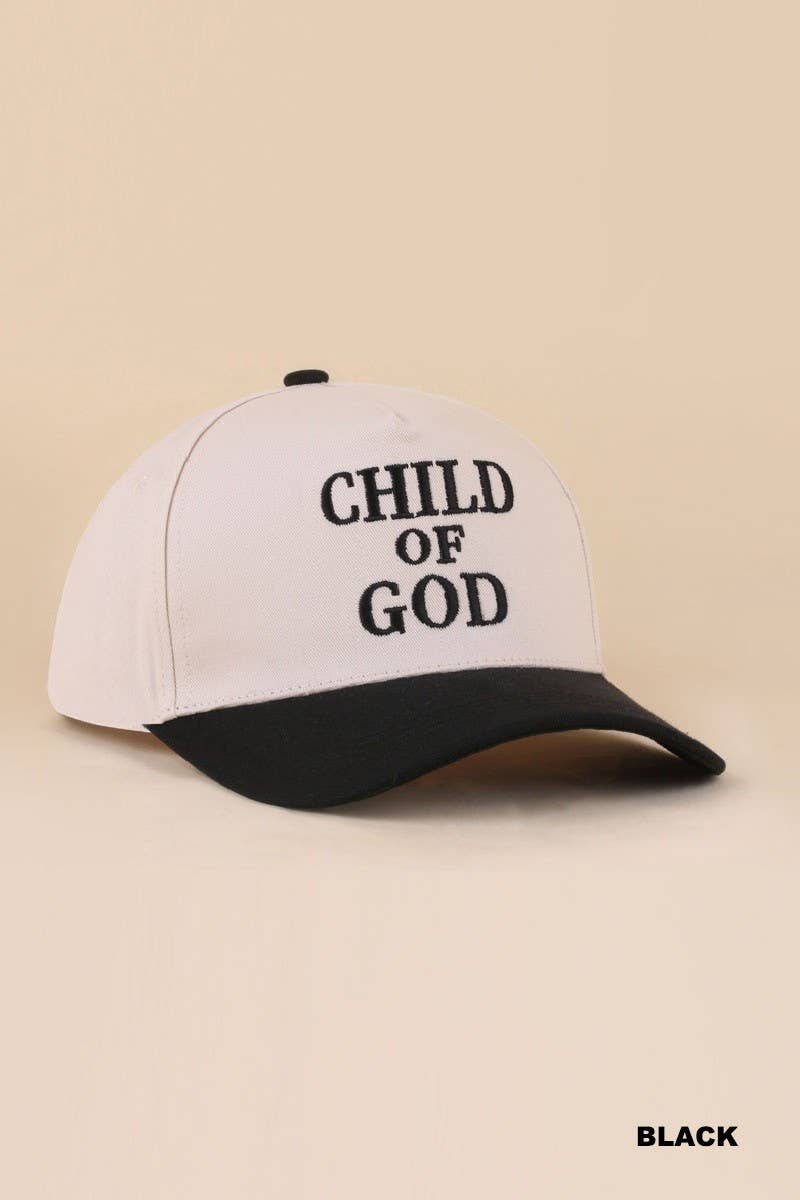 Child Of God Two Tone Cotton Hat