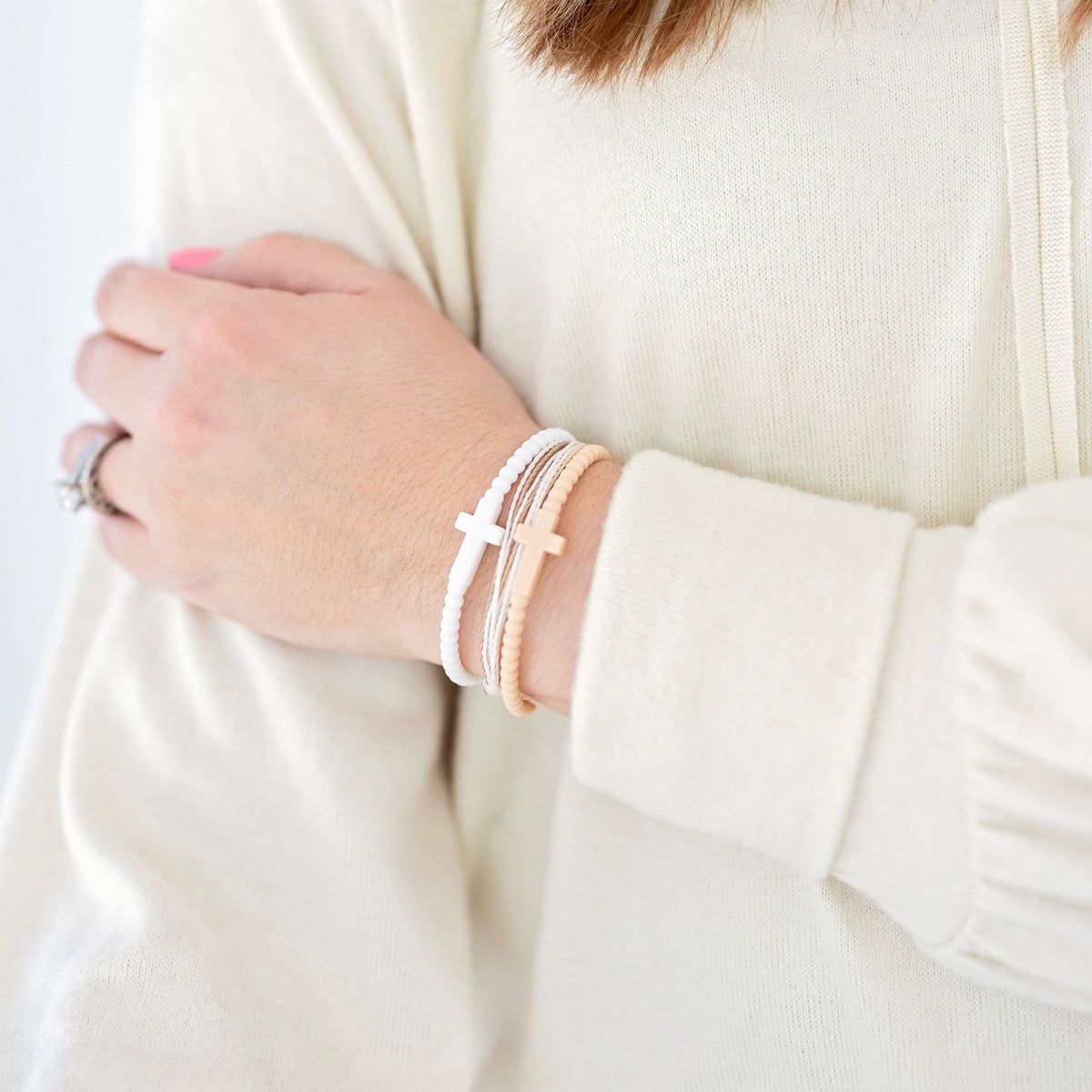 Cross Silicone Bracelets