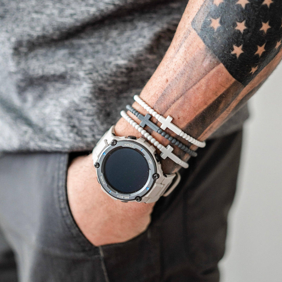 Cross Silicone Bracelets