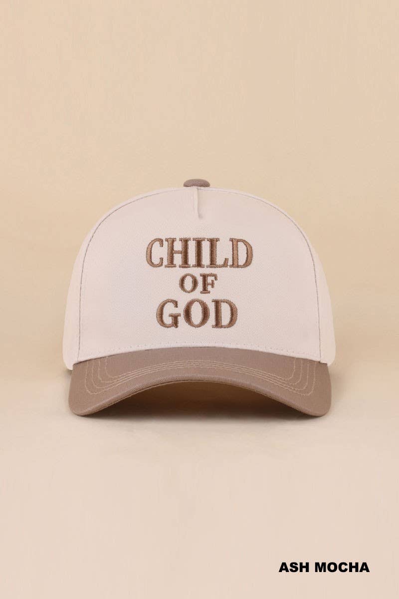Child Of God Two Tone Cotton Hat
