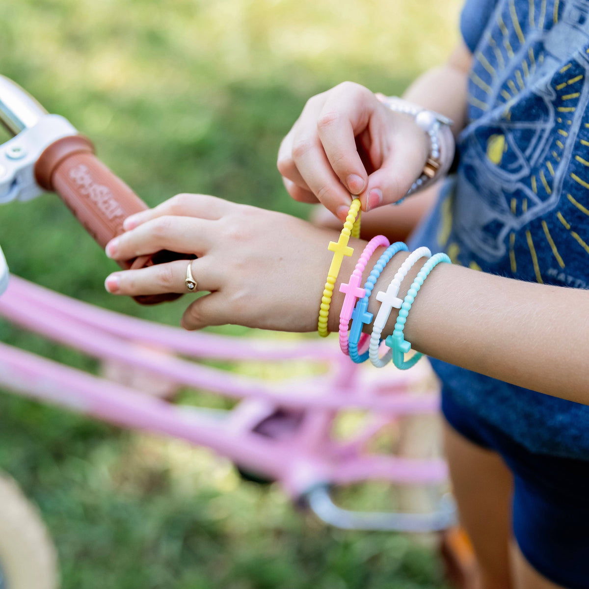 Cross Silicone Bracelets