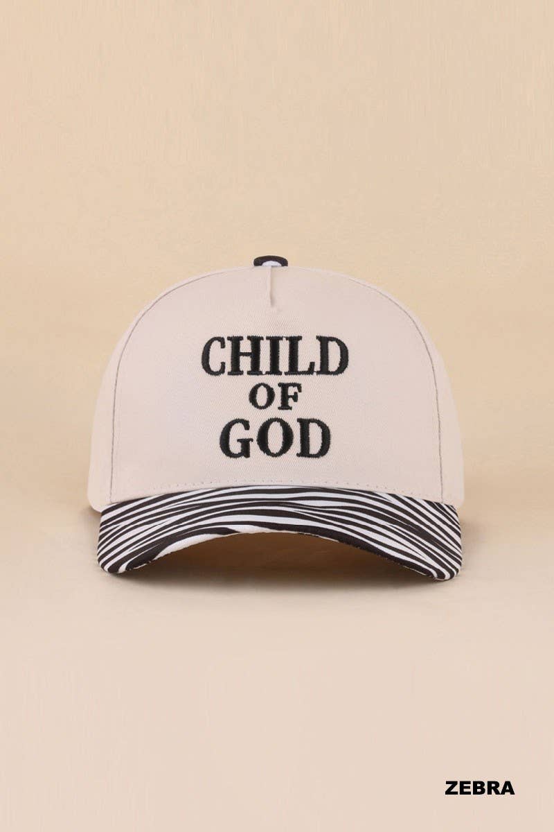 Child Of God Two Tone Cotton Hat