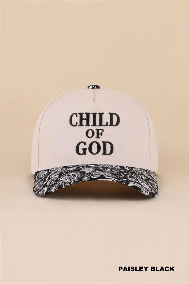 Child Of God Two Tone Cotton Hat