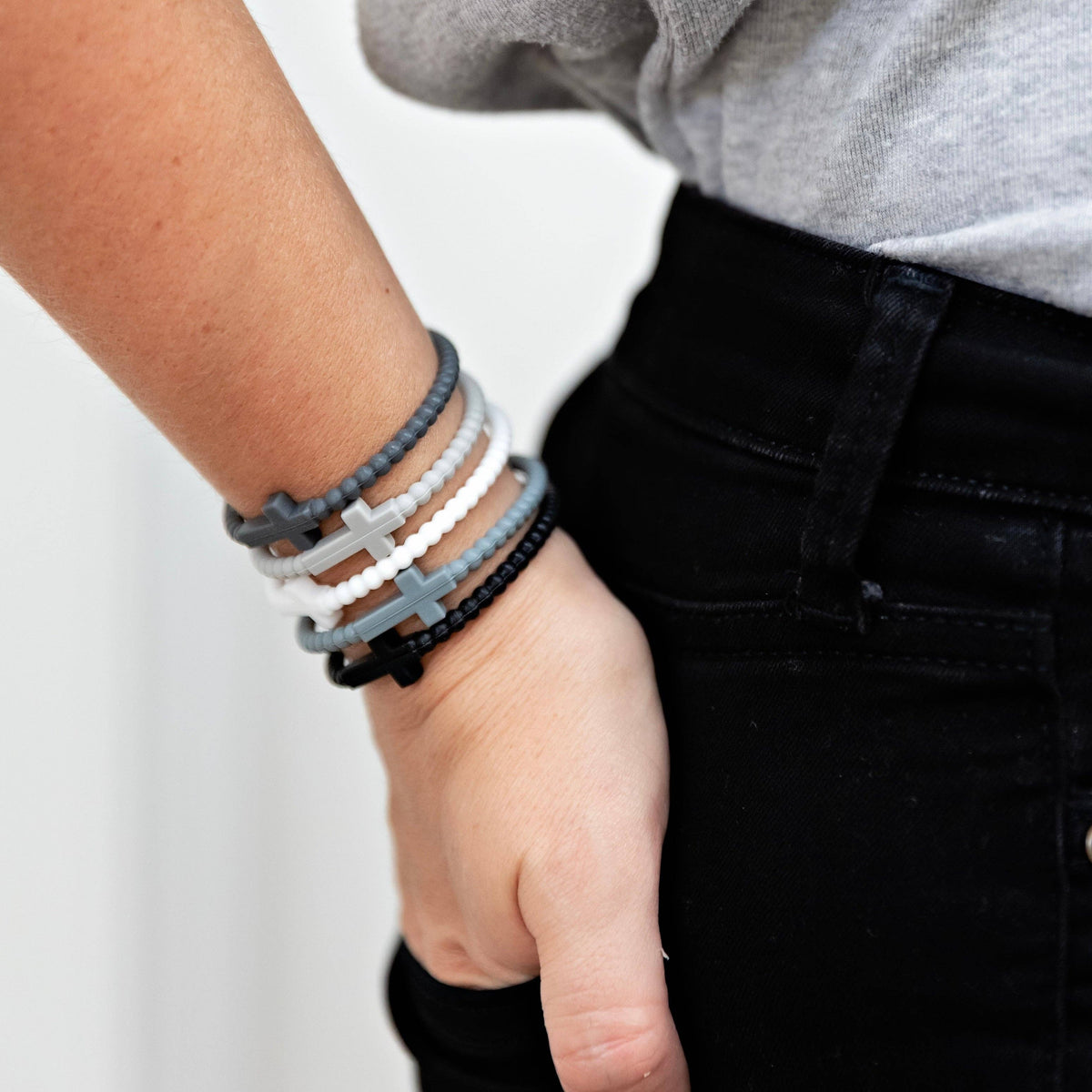 Cross Silicone Bracelets