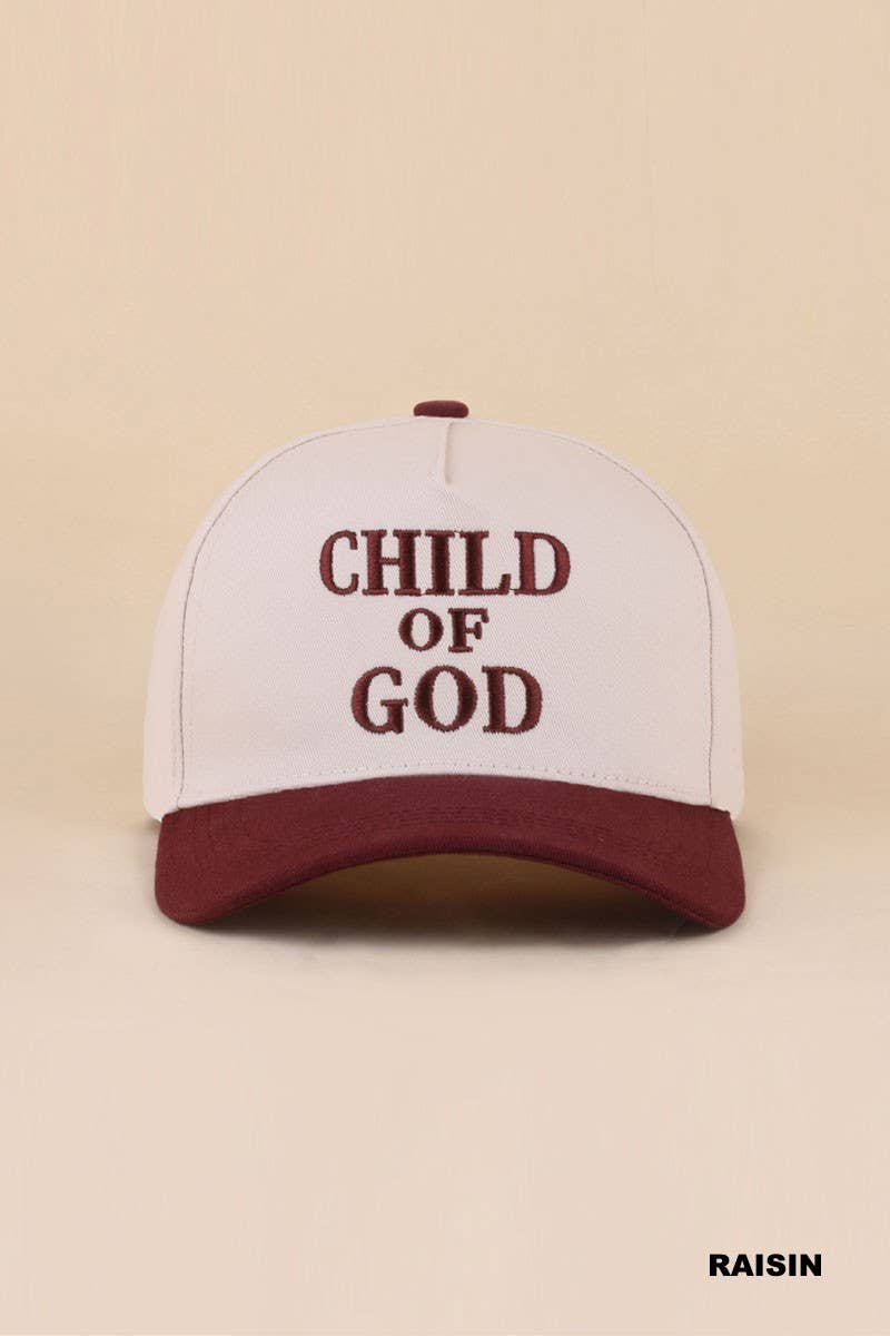 Child Of God Two Tone Cotton Hat