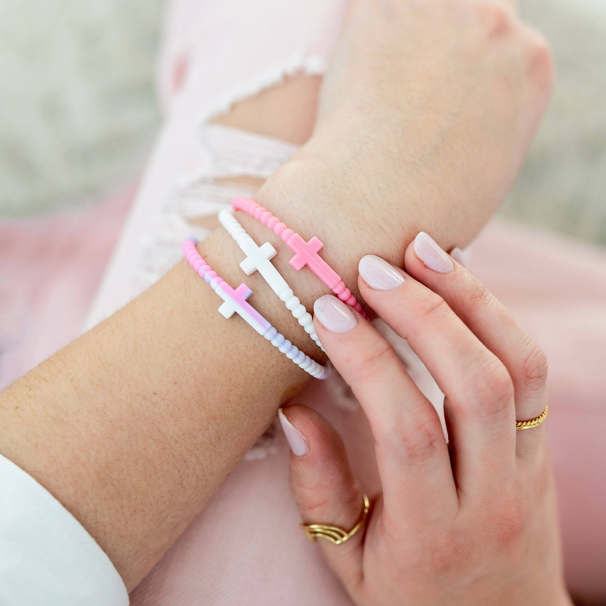 Cross Silicone Bracelets