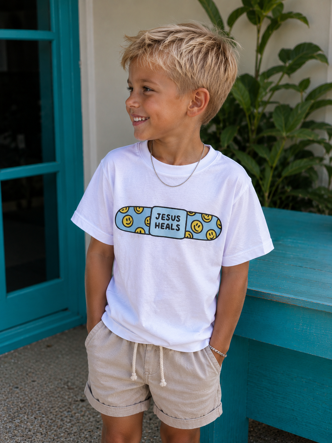 Jesus Heals Tee for Boys