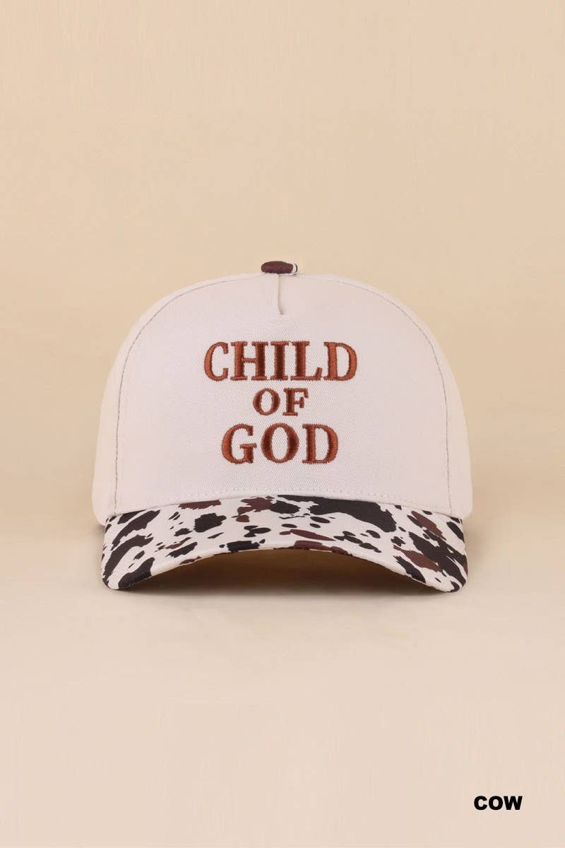 Child Of God Two Tone Cotton Hat