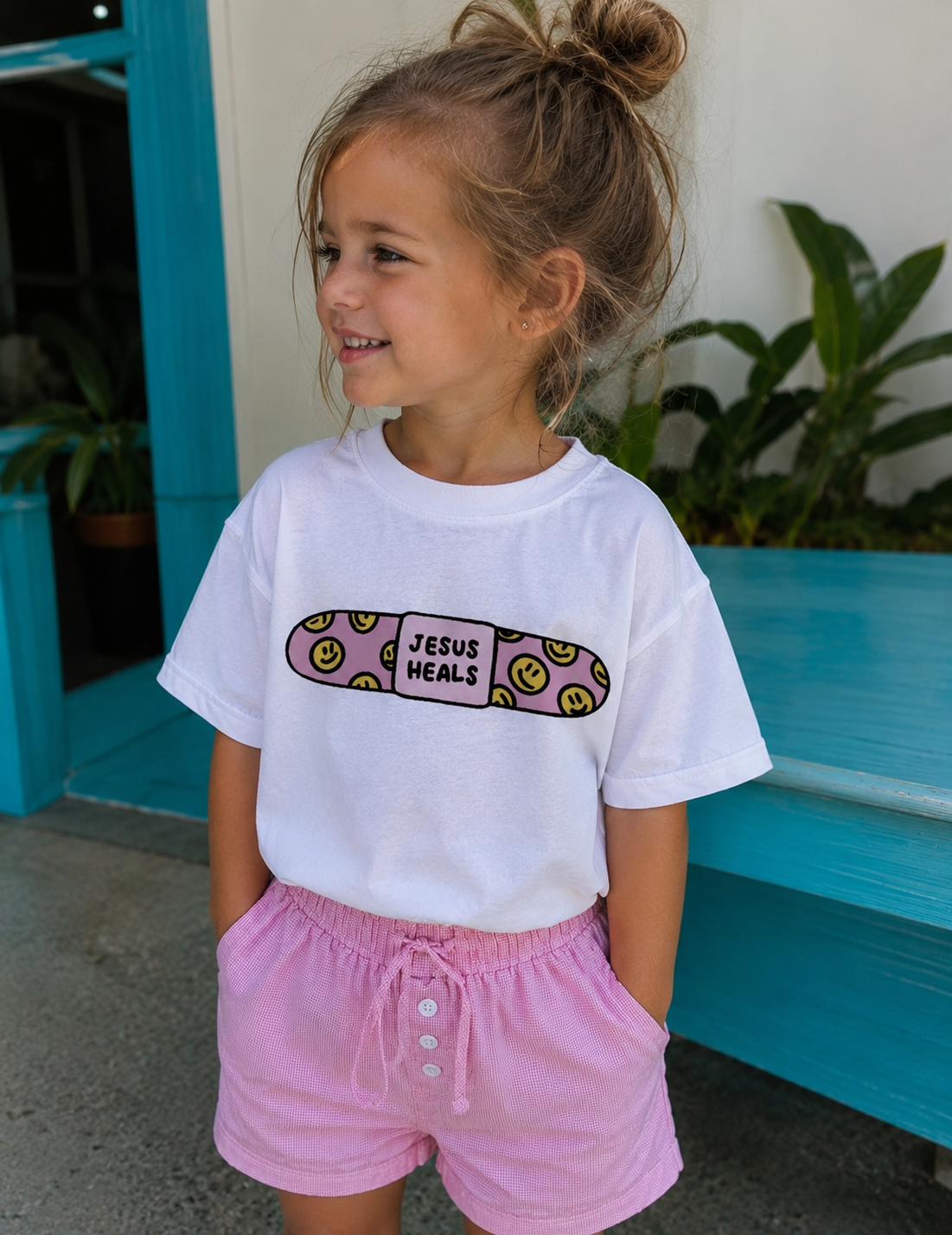 Jesus Heals Tee for Girls